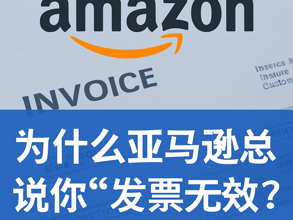 为什么亚马逊总说你“发票无效”？2025年卖家合规指南+实战解法